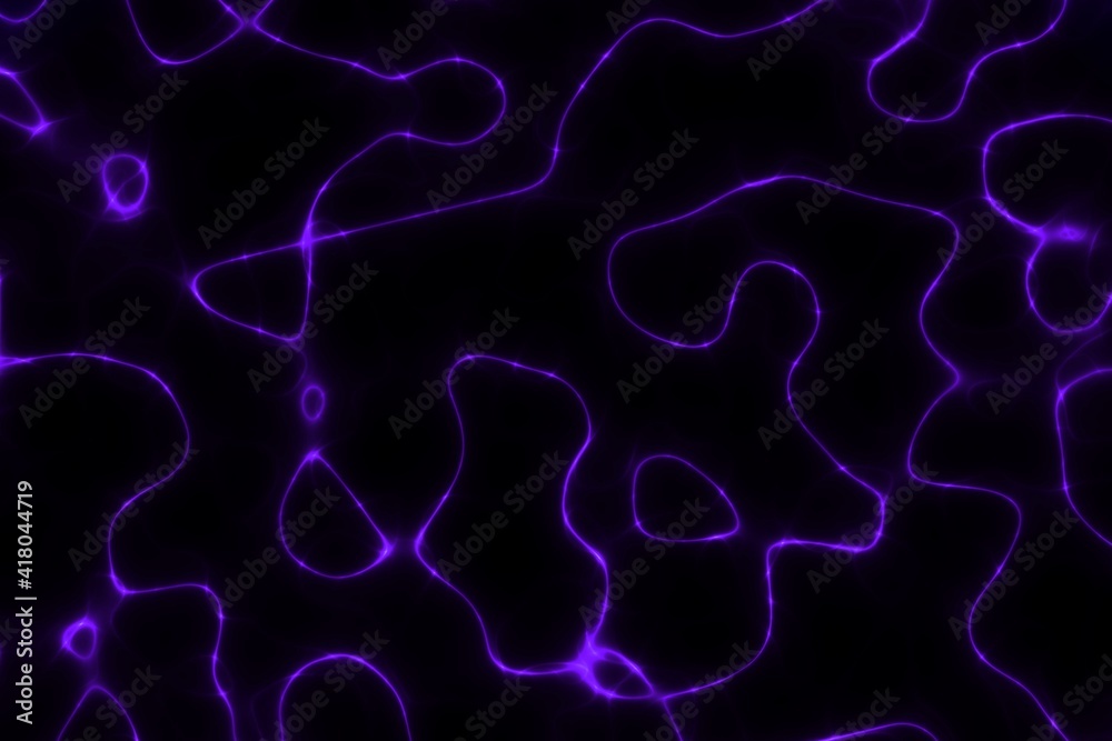 design purple energetic lights in the grunge liquid digitally made background or texture illustration
