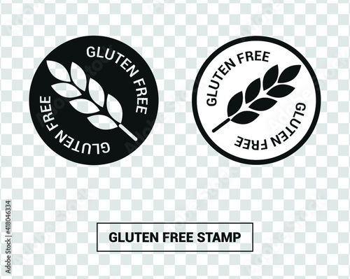 Vector icon. Gluten free product icon. Solid icon.