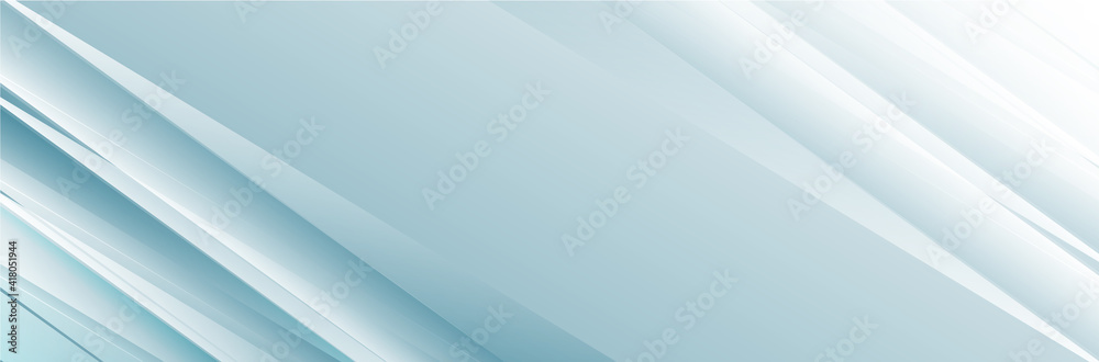 Fototapeta premium Modern Blue and White Background Presentation With Corporate Design