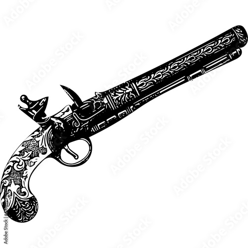 Illustration of a gun