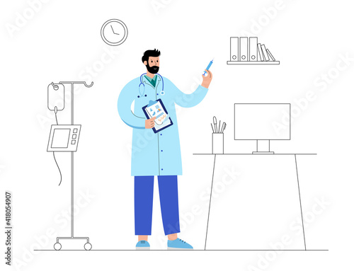 Global vaccination concept