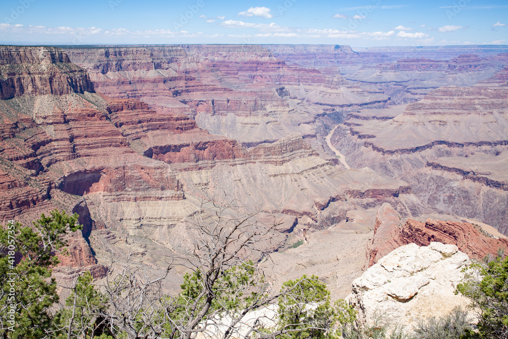 Grand Canyon National Park in Arizona, USA, view from south rim