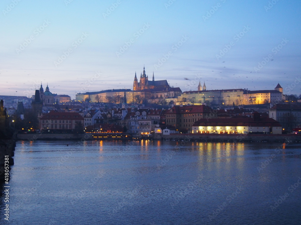 Landscape of the city of Prague