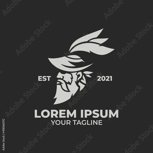 Old Man Logo Templates