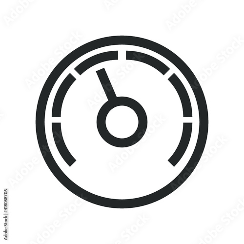 Vector illustration of high-tech technology icon. Ethernet acceleration icon.