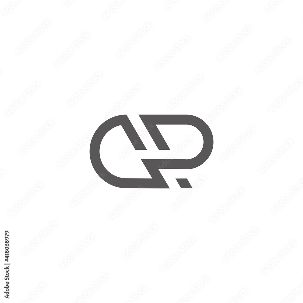 abstract letter cp simple geometric line flat logo vector abstract letter cp simple geometric line flat logo vector