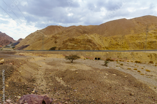 Nahal Shlomo (desert valley). Eilat Mountains photo