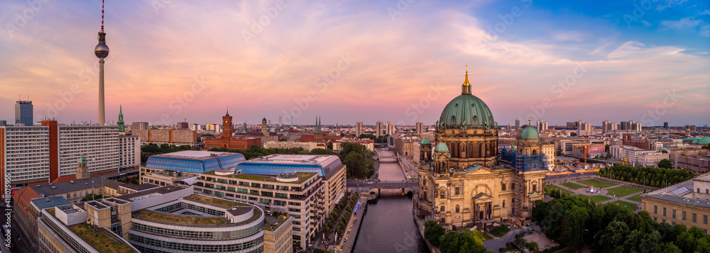 Berliner dom after sunset, Berlin