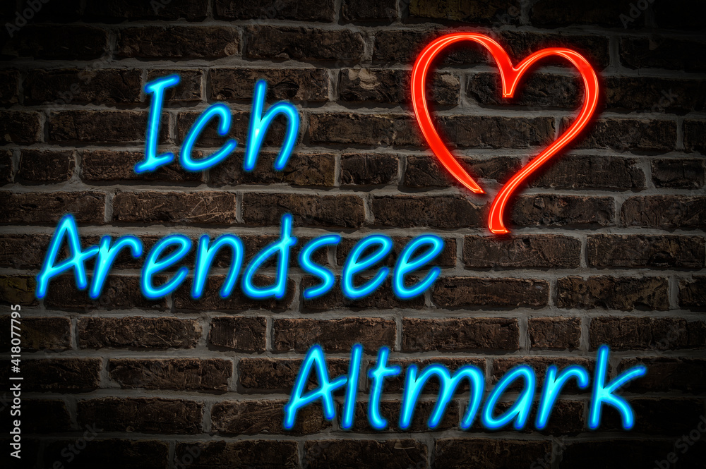 Obraz premium Arendsee (Altmark)