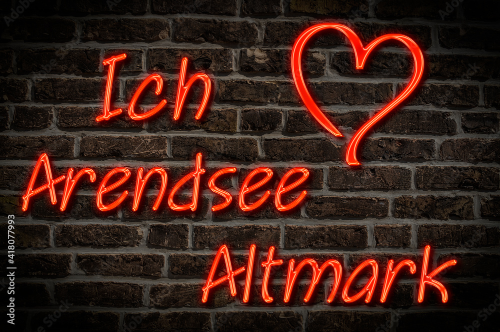 Obraz premium Arendsee (Altmark)