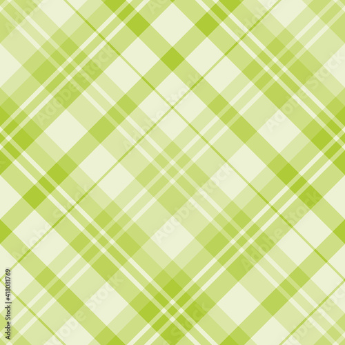 Seamless pattern in summer green colors for plaid, fabric, textile, clothes, tablecloth and other things. Vector image. 2