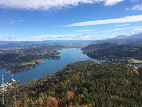 W  rthersee  from Pyramidenkogel 