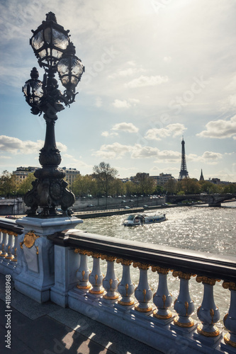 Alexander's third bridge in Paris on a spring day. France  © zheltikov