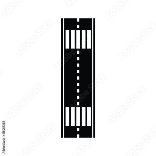 Straight road vector icon eps 10