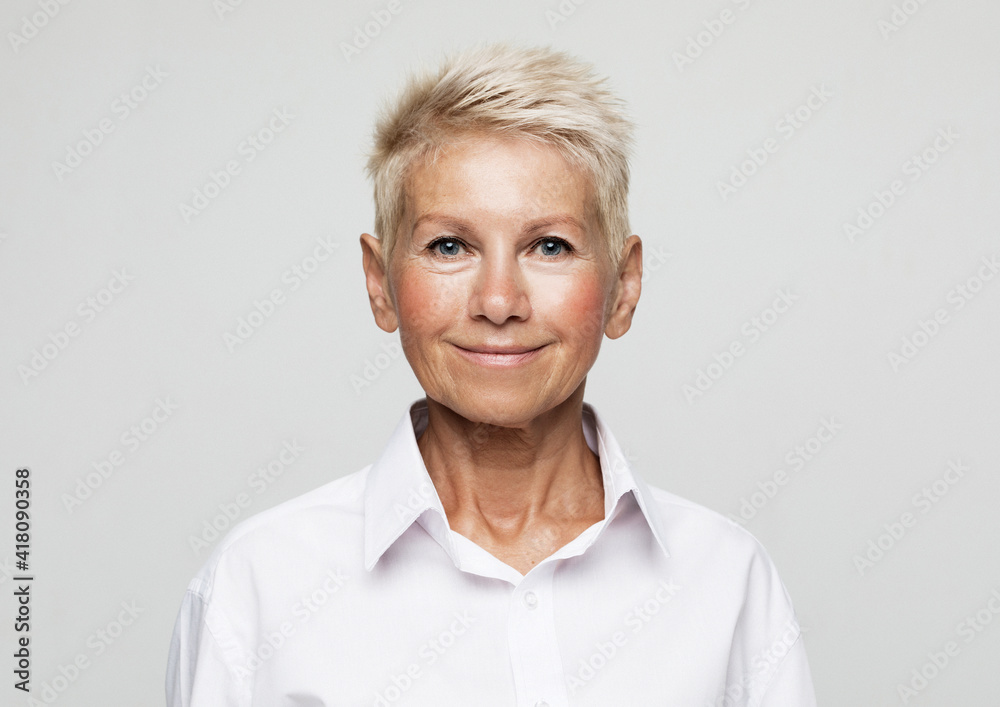 Business, lifestyle and old people concept: Portrait Of Happy Senior Businesswoman Business, lifestyle and old people concept: Portrait Of Happy Senior Businesswoman