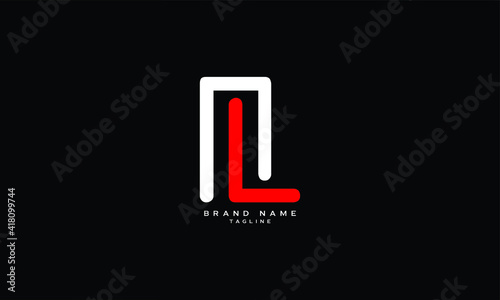 CCL, NL, Abstract initial monogram letter alphabet logo design