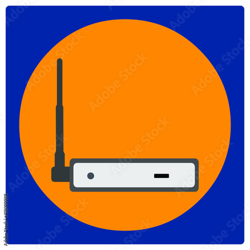 Vector illustration for Wireless NICs EPS10