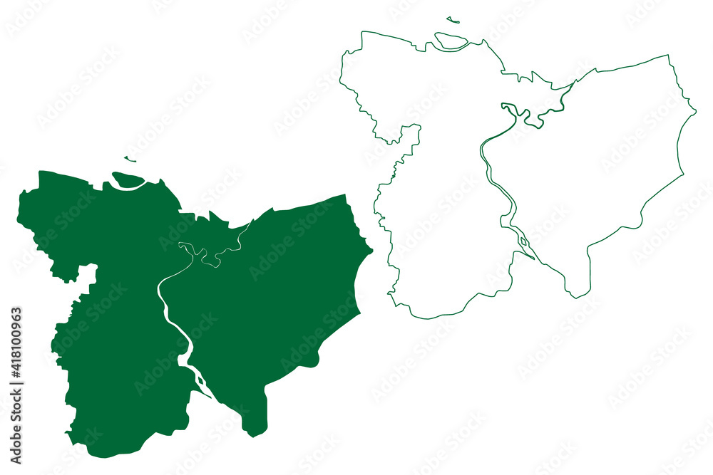 Lakhisarai district (Bihar State, Munger division, Republic of India) map vector illustration, scribble sketch Lakhisarai map Lakhisarai district (Bihar State, Munger division, Republic of India) map vector illustration, scribble sketch Lakhisarai map