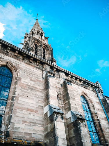 Traditional Cathedral building in Forbach, France photo