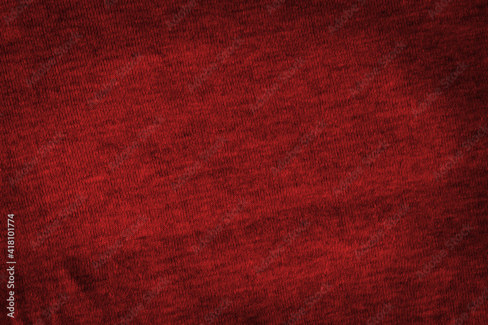 Texture of red-black cotton fabric with a pattern. Texture of red-black cotton fabric with a pattern.