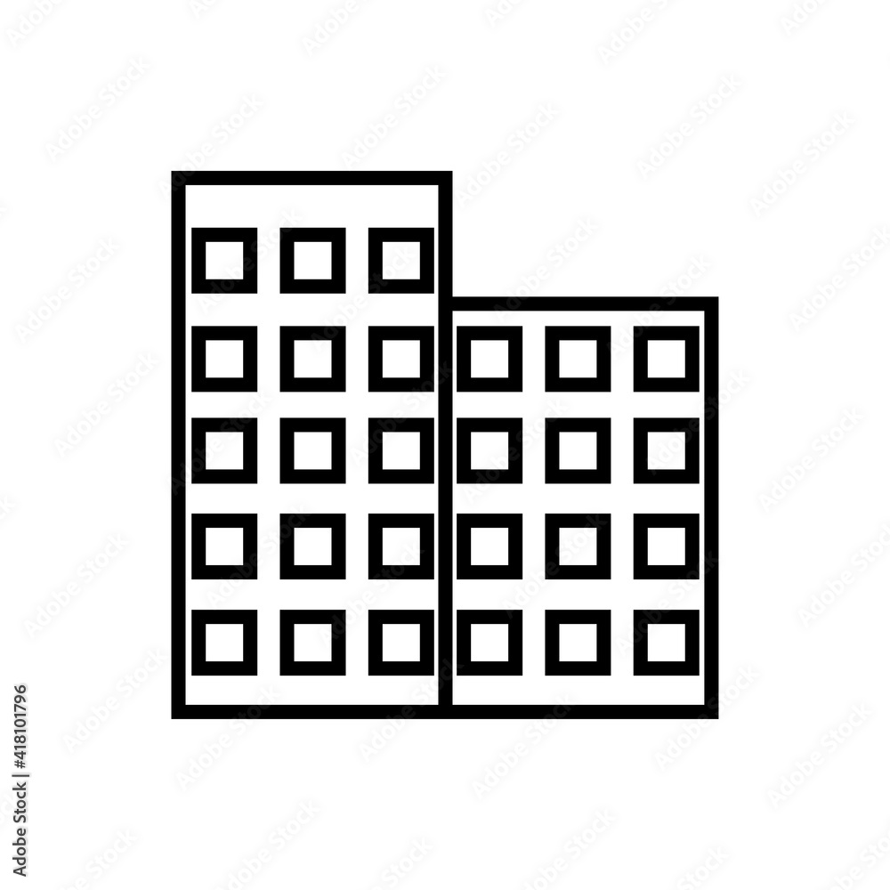office icon line style vector office icon line style vector