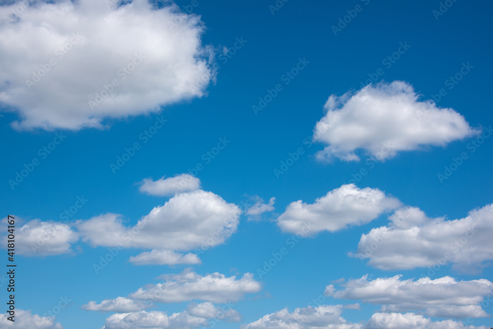 blue sky and white fluffy clouds blue sky and white fluffy clouds
