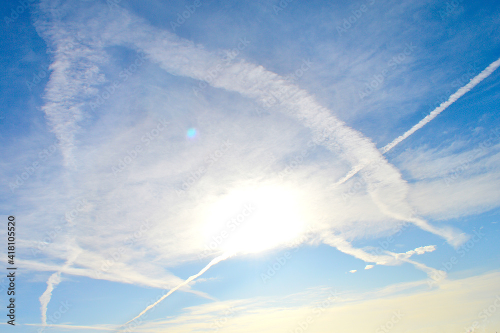 airplane in the sky airplane in the sky