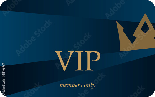 Vip card sapphire