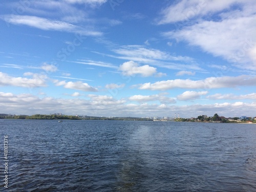 clouds over the lake © Юрий Рудницкий