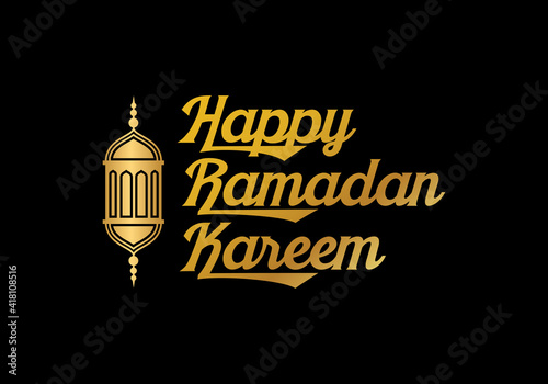 Happy Ramadan Kareem Islamic design Ramadan Mubarak