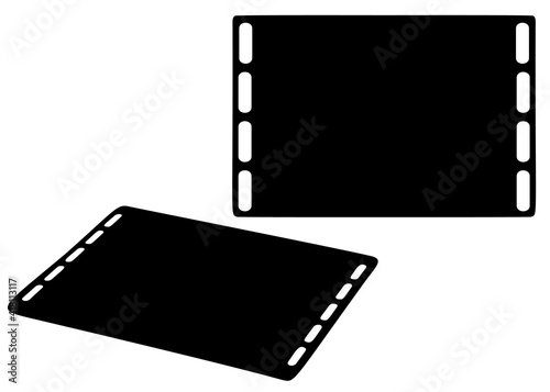 Baking trays. Vector image.