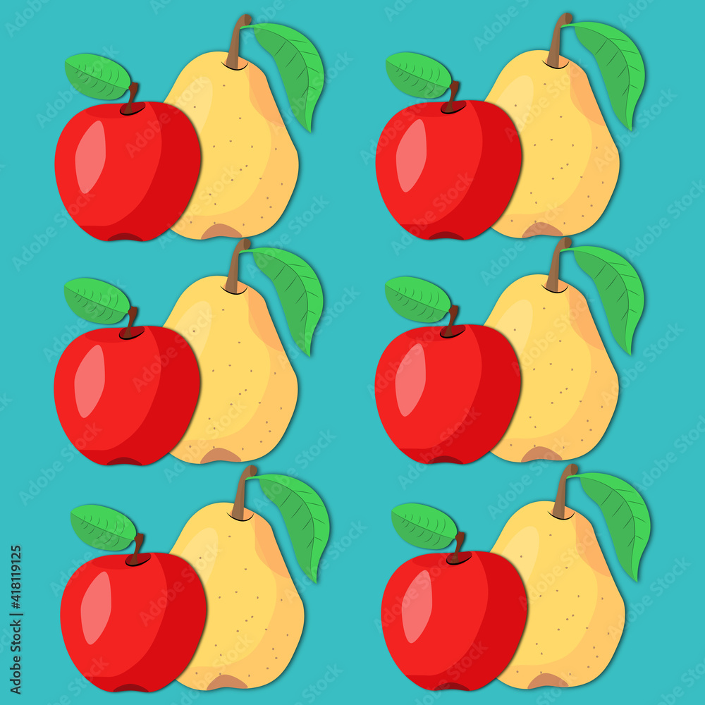 seamless background with fruits seamless background with fruits