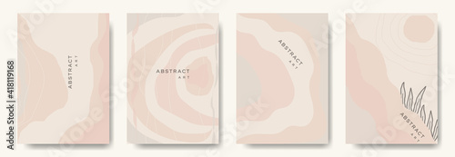 Modern abstract background.minimal trendy style. various shapes set up design templates good for background postcards poster wallpaper brochure invitation social media and other.vector illustration