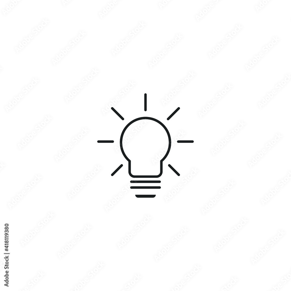 idea icon, isolated idea sign icon, vector illustration idea icon, isolated idea sign icon, vector illustration