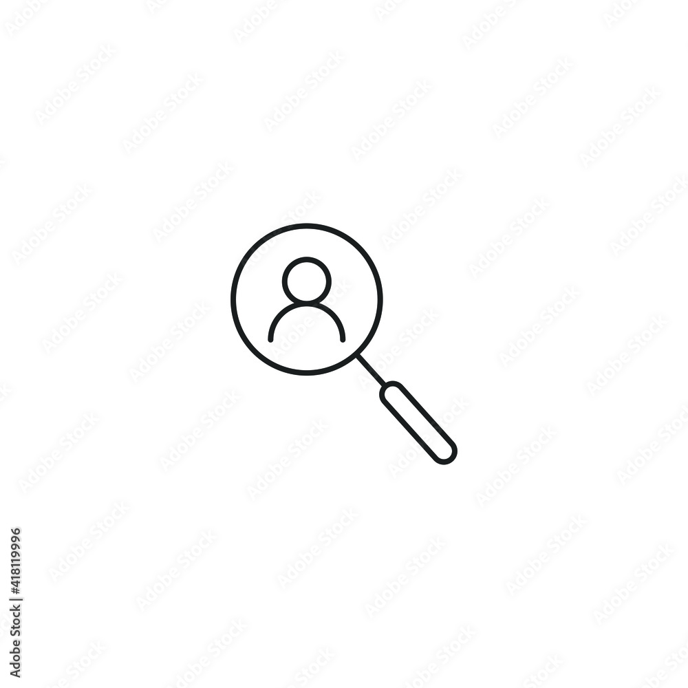 select people icon, isolated select people sign icon, vector illustration