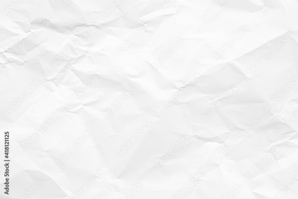 Clean white paper, wrinkled, abstract background. Clean white paper, wrinkled, abstract background.