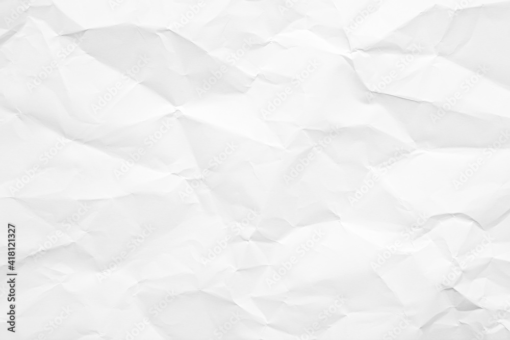 Clean white paper, wrinkled, abstract background. Clean white paper, wrinkled, abstract background.