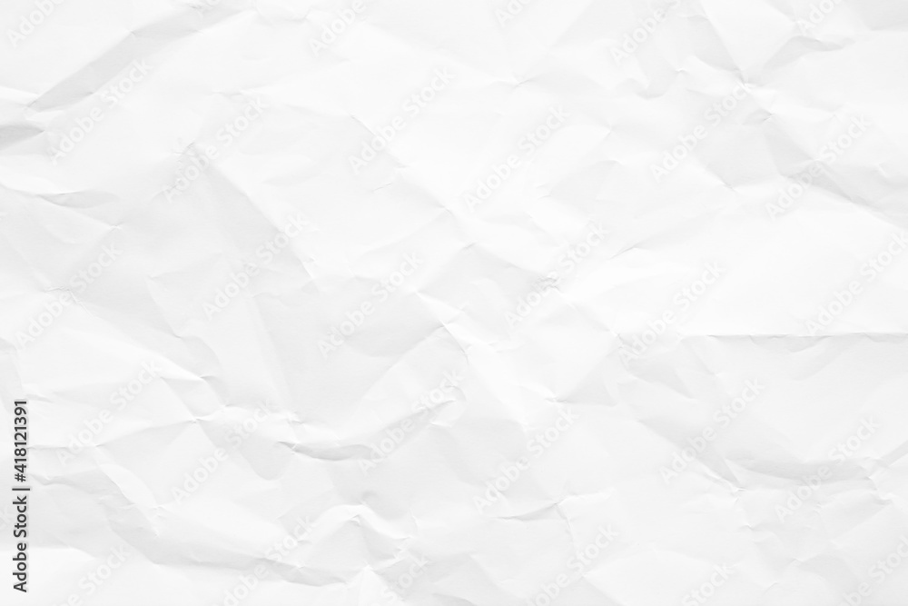 Clean white paper, wrinkled, abstract background. Clean white paper, wrinkled, abstract background.