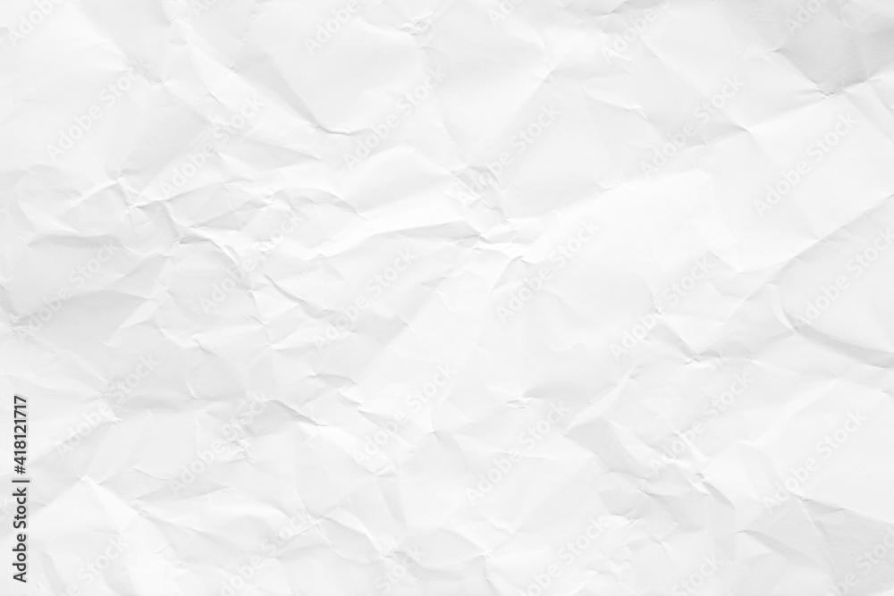 Clean white paper, wrinkled, abstract background. Clean white paper, wrinkled, abstract background.