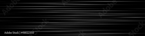 Black abstract background design. Modern horizontal line pattern in monochrome colors. Premium stripe texture for banner, business backdrop. Dark vector template