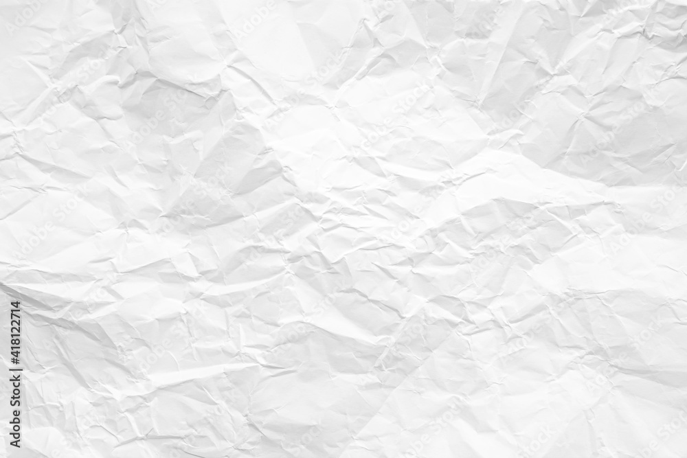 Clean white paper, wrinkled, abstract background. Clean white paper, wrinkled, abstract background.