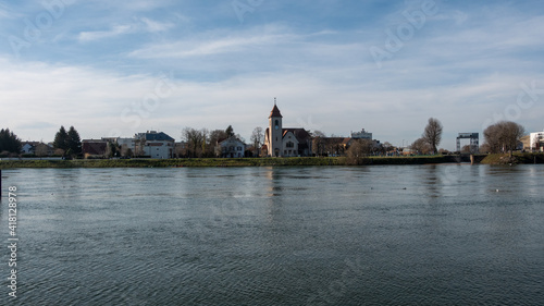  Town on the river Rhine