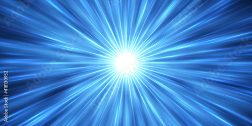 Glowing lines star burst. Vector graphic.