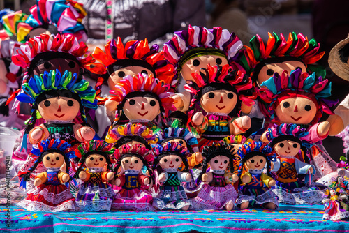 The Traditional Mexican rag dolls (muñecas de trapo), Bernal, Queretaro, Mexico