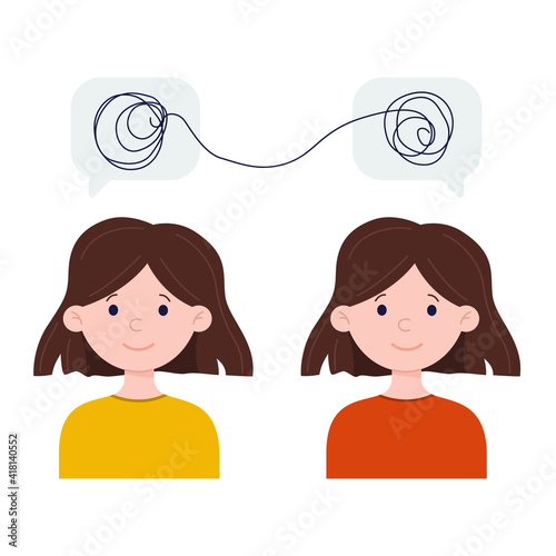 Friendly support concept, two women, psychologist help. Empathy concept.