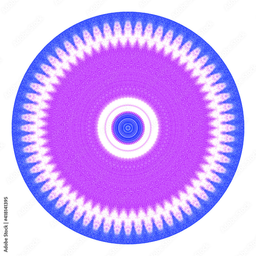 Creative pink blue points round symbol. Abstract symmetrical logo. Mosaic pink beautiful beads. Circle dots modern pixel floral art icon. Pattern ornament decorative wheel illustration eps10. Creative pink blue points round symbol. Abstract symmetrical logo. Mosaic pink beautiful beads. Circle dots modern pixel floral art icon. Pattern ornament decorative wheel illustration eps10.