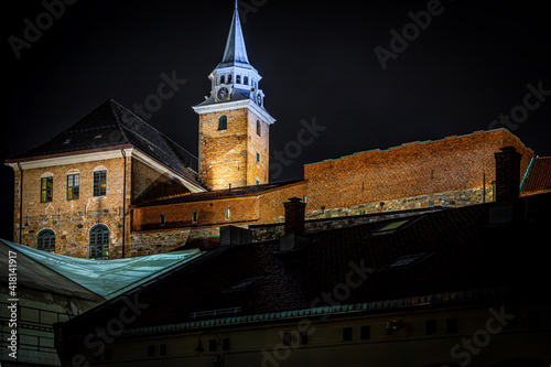 Photography View of Akershus Fortress in Oslo, Norway