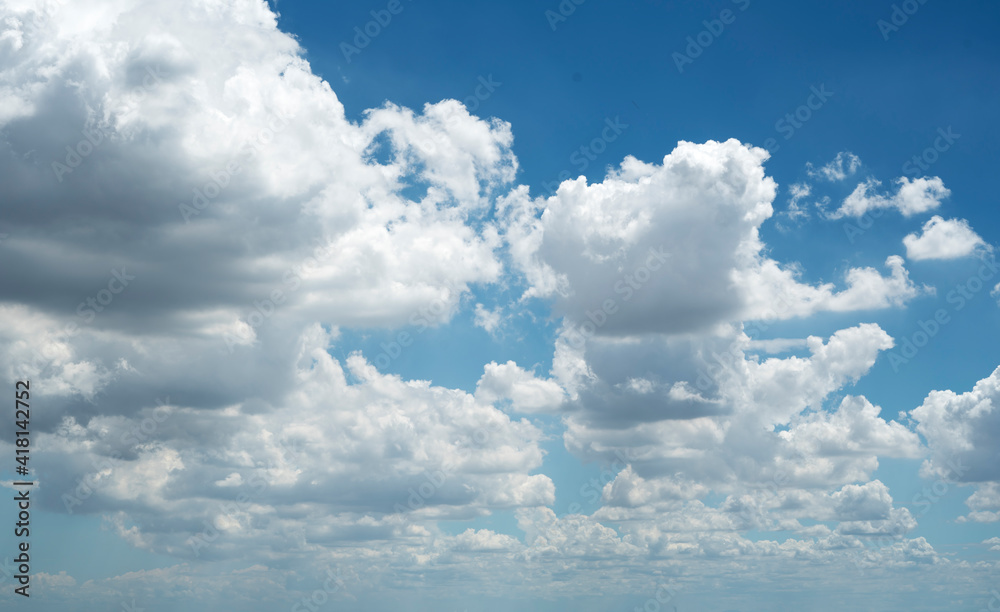 White cloud background and blue sky photo White cloud background and blue sky photo