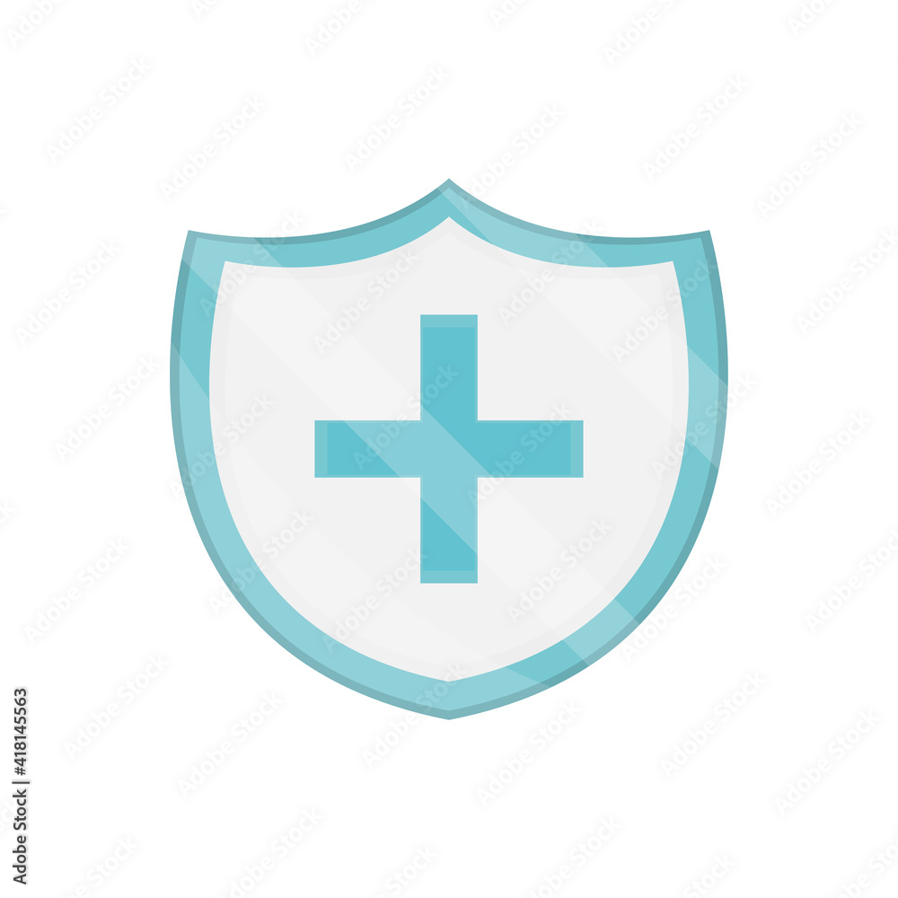Obraz premium medical shield cross