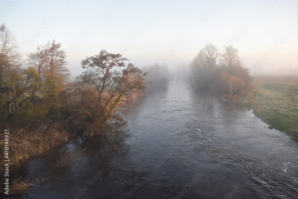 Liffey River from Sallins Viaduct Liffey River from Sallins Viaduct